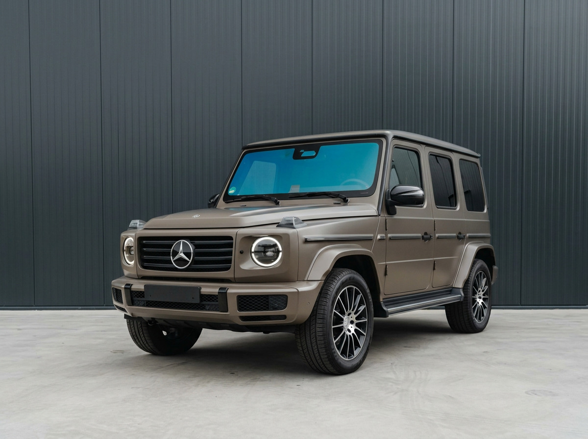 Mercedes-Benz G-Klasse mit PPF auf Mattlack in der Gesamtansicht
