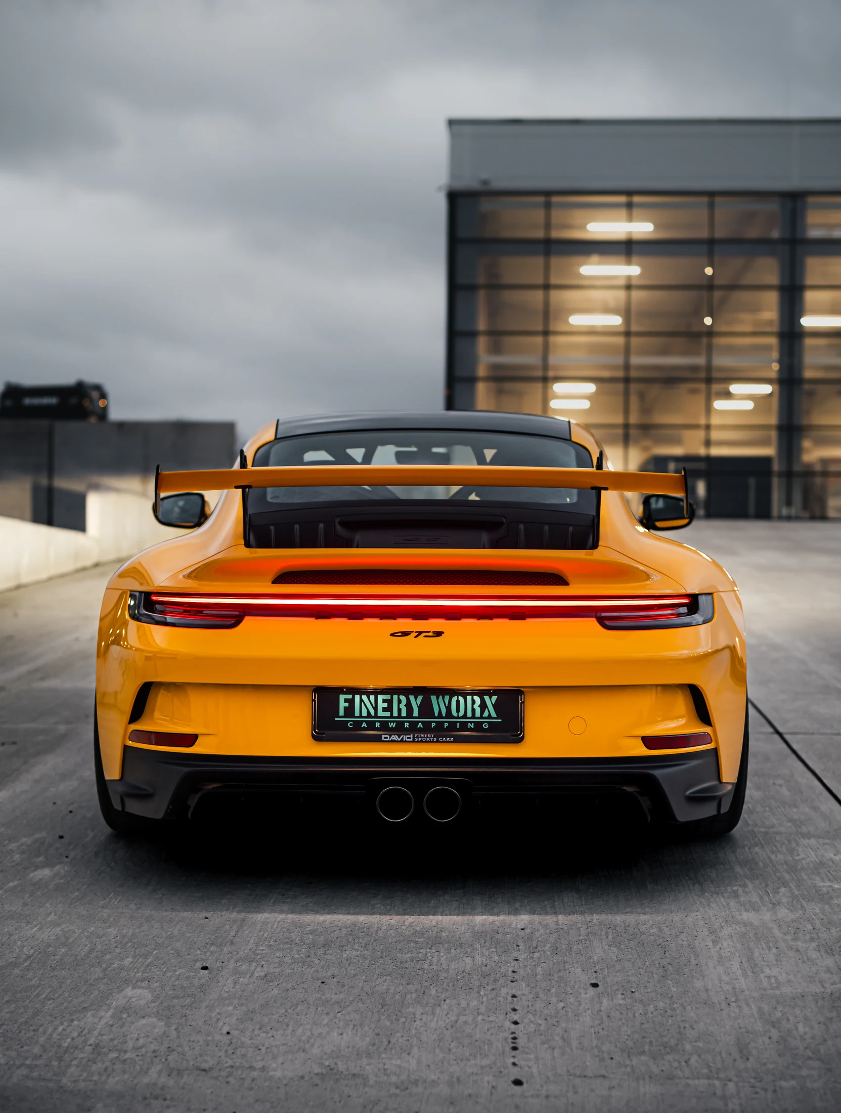 Porsche 911 GT3 – Fahrzeugfolierung, Ansicht 3